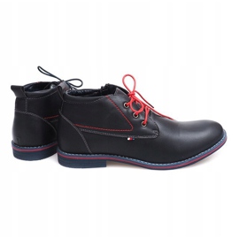 High Warm Boots Tied 86105 Marineblå 1