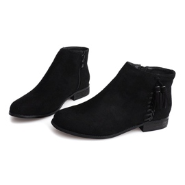 Ruskind støvletter Boho 99-8 sort 1