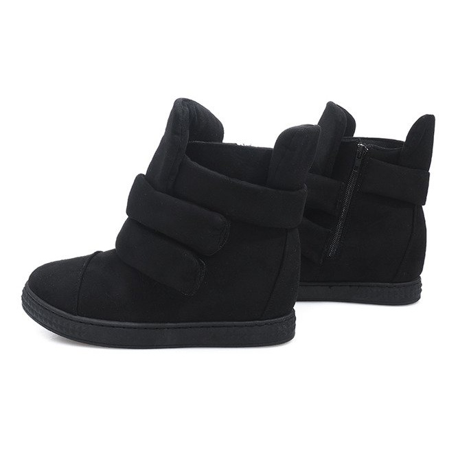 Wedge Sneakers Med Velcro 86-149 Sort 1