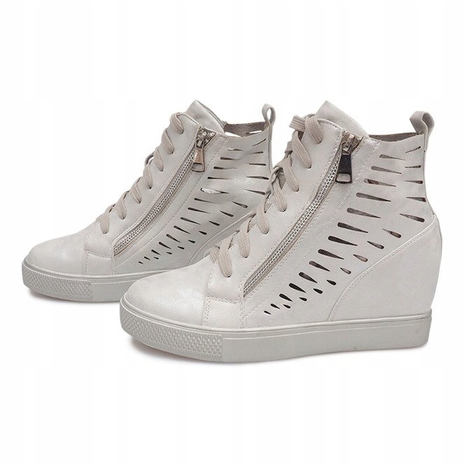 Openwork kile sneakers HQ881 sølv grå 1