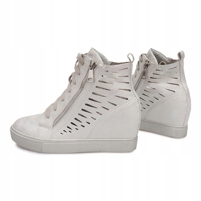 Openwork kile sneakers HQ881 sølv grå 2