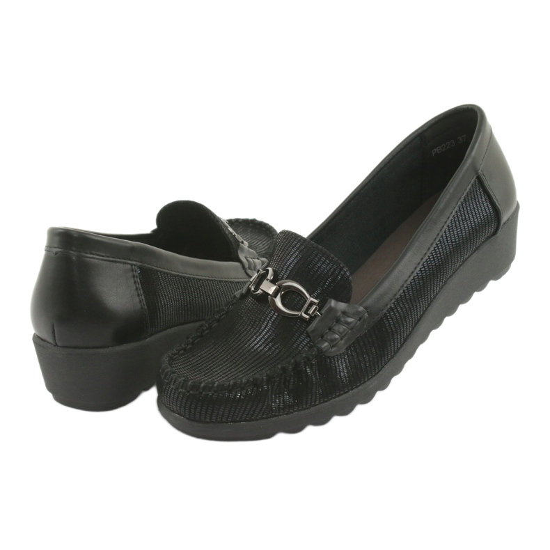 Sort Moccasins kile Sergio Leone PB223 4