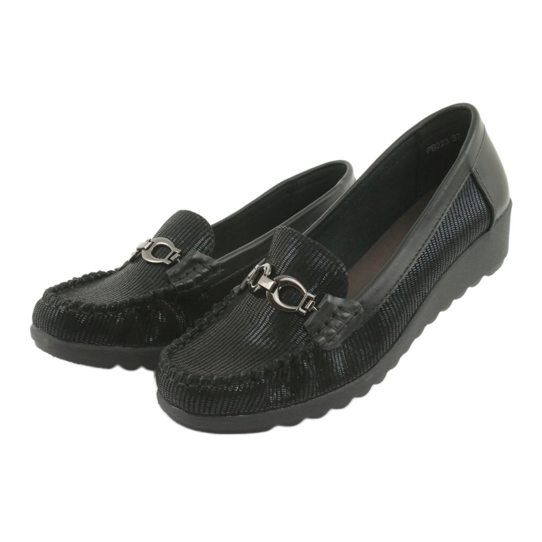 Sort Moccasins kile Sergio Leone PB223 3