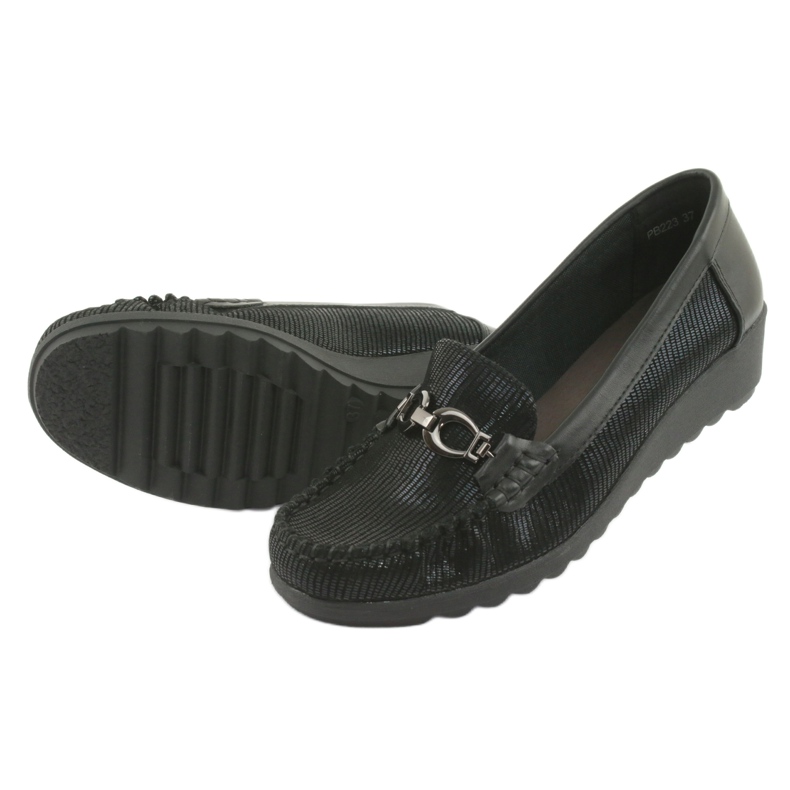Sort Moccasins kile Sergio Leone PB223 5