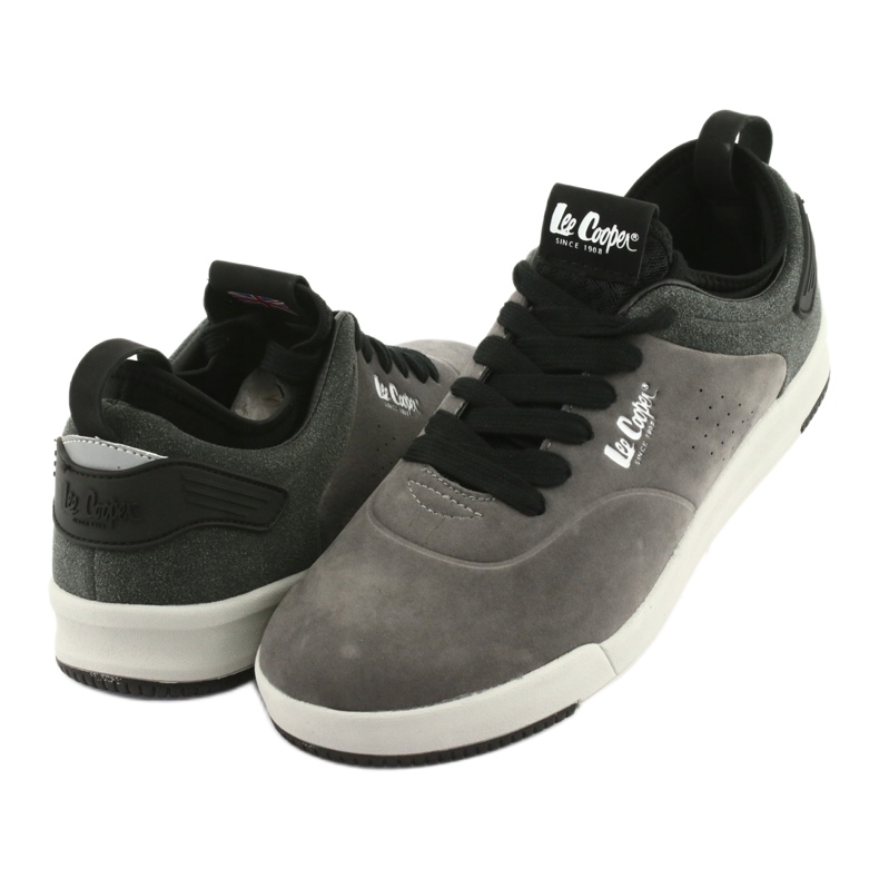 Lee Cooper 19-29-051B grå sko sort 3