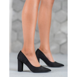 Laura Mode Sort ruskind pumper 1