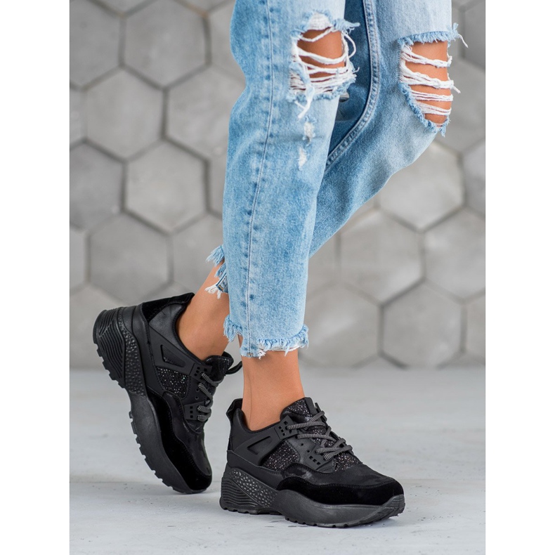 SHELOVET Sorte Moro sneakers 1
