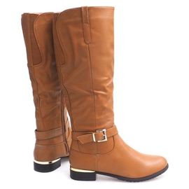 Varme støvler 14023 Camel brun 2