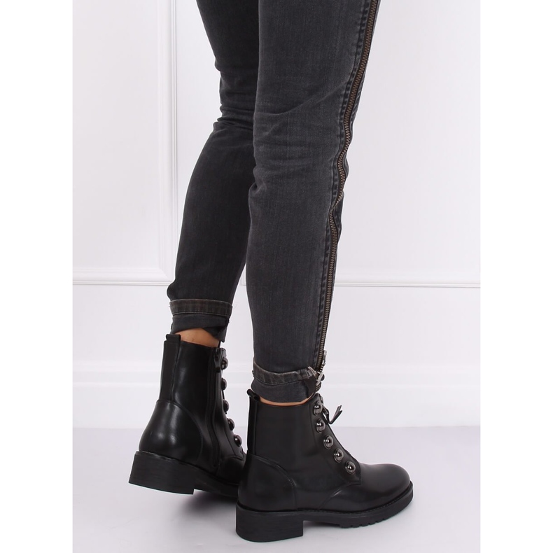 Militærstøvler sort LJ002 Sort 1