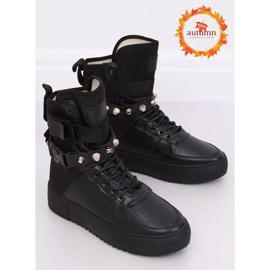 Sort Y-025 Sorte sportssko 1