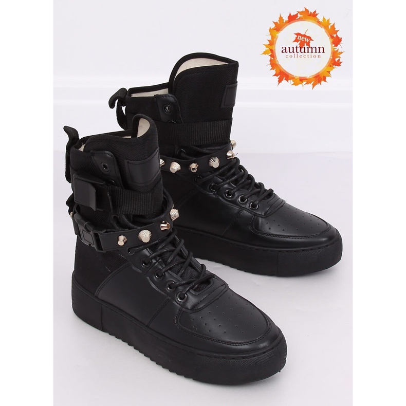 Sort Y-025 Sorte sportssko 1