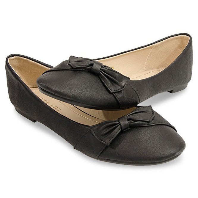 Ballerinas med sløjfe 816 sort 1