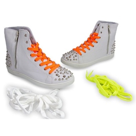 Høje sneakers med studs 6563 Hvid 1