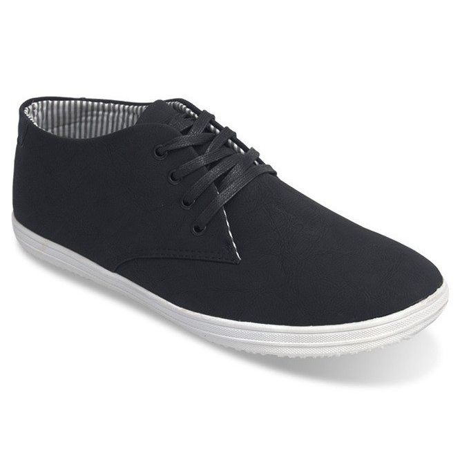 Moderigtige høje sneakers 3232 sort 2