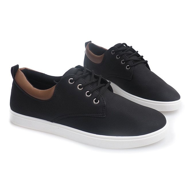 Herre Casual Sneakers 655 Sort 2