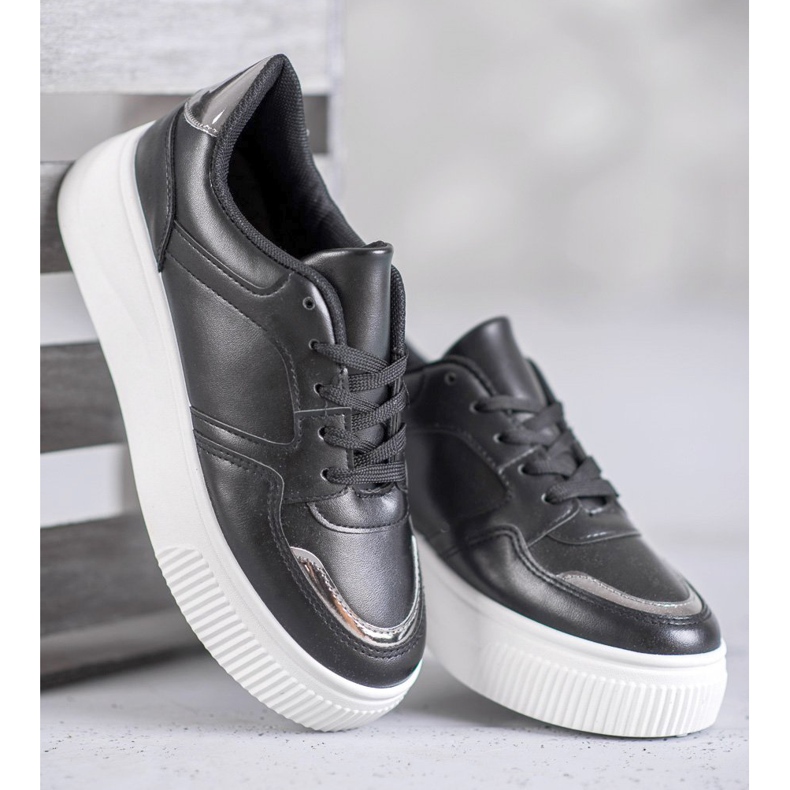 SHELOVET Black Creepers sort 2