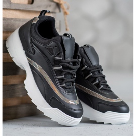 SHELOVET Moderigtige sorte sneakers 1