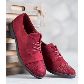 Best Shoes Sko Med Krystaller rød 1