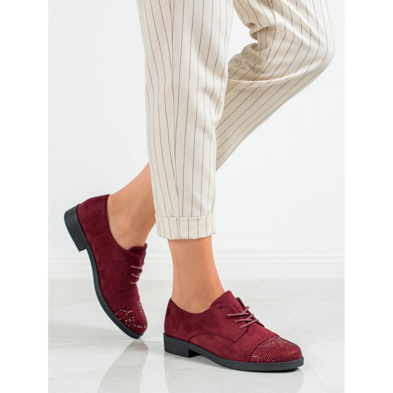 Best Shoes Sko Med Krystaller rød 2