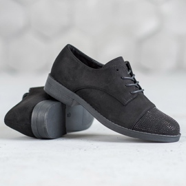 Best Shoes Sko Med Krystaller sort 1