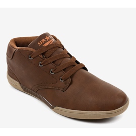 Mænds brune sneakers 15M787 1