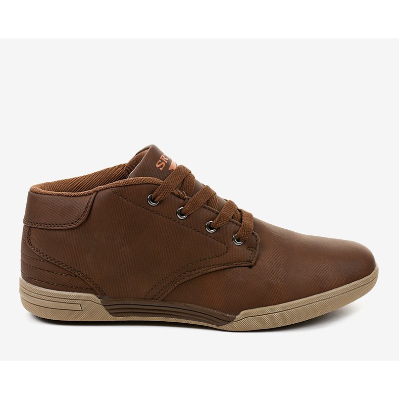 Mænds brune sneakers 15M787 2