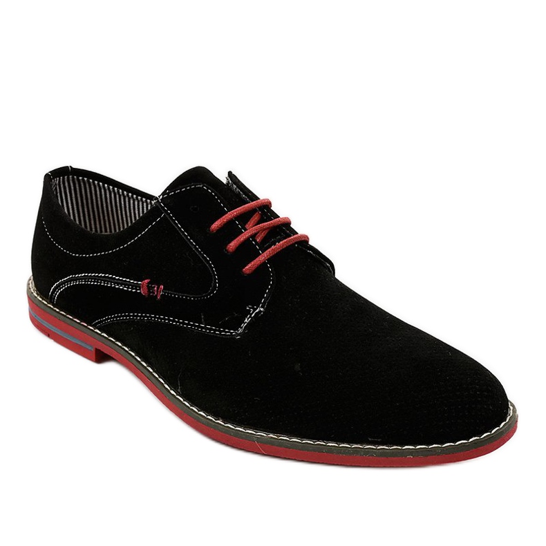 Sorte elegante lave sko 6-688 1