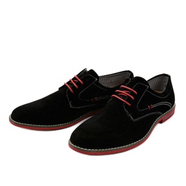 Sorte elegante lave sko 6-688 2