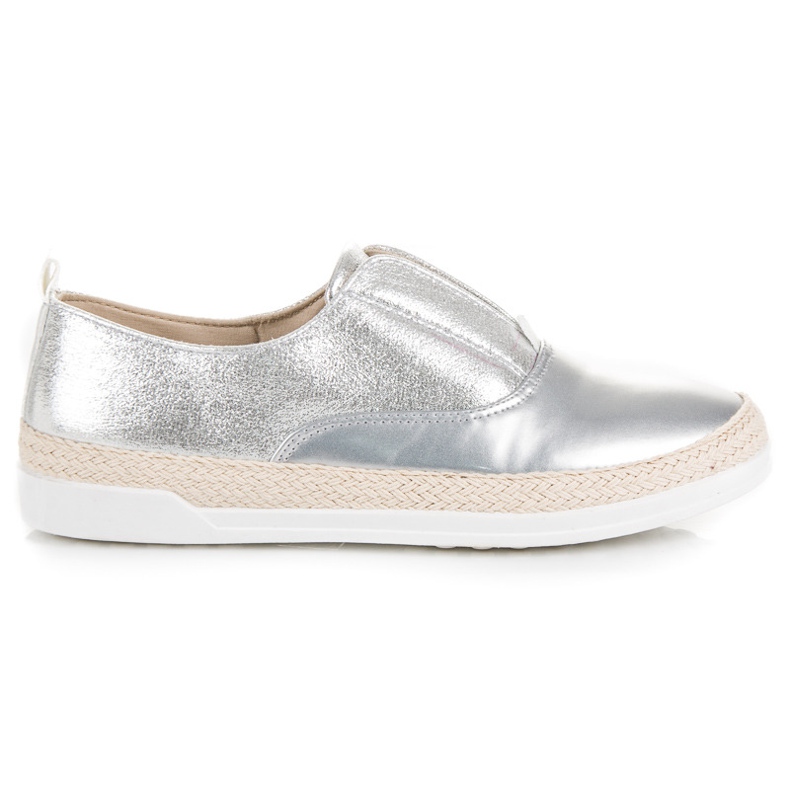 Sølv Espadrilles grå 1