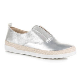 Sølv Espadrilles grå 2