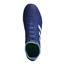 Adidas Predator 18.2 Fg M CP9293 fodboldstøvler blå flerfarvet 1