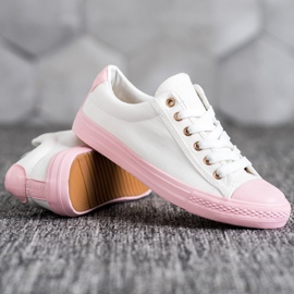 EXQUILY Farverige sneakers hvid 2