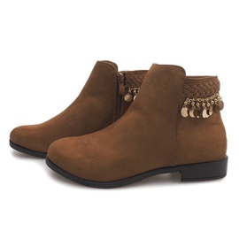 Suede LL113 kamelstøvler brun 1