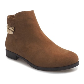 Suede LL113 kamelstøvler brun 2