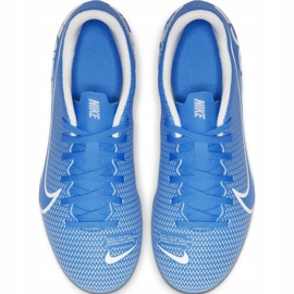 Nike Mercurial Vapor 13 Club FG / MG Jr AT8161-414 fodboldsko blå blå 1