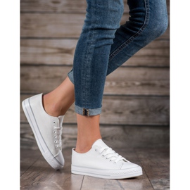 SHELOVET Hvide sneakers 1