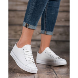 SHELOVET Hvide sneakers 2