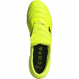 Adidas Copa Gloro 19.2 Fg M F35491 fodboldstøvler lyserød gul 2