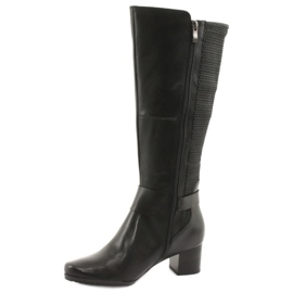 Caprice Stretch støvler, bredde XL 25526 sort 2
