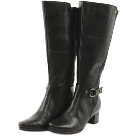 Caprice Stretch støvler, bredde XL 25526 sort 3