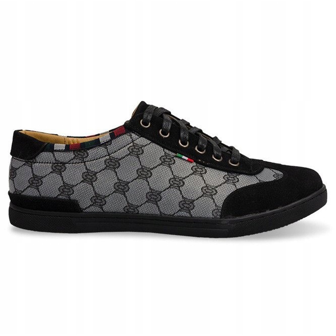Elegante Sneakers 931 Grå sort 1