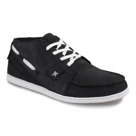 Høje lædersneakers MID1 sort 2