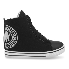 Moderigtige sneakers LT1608 sort 1