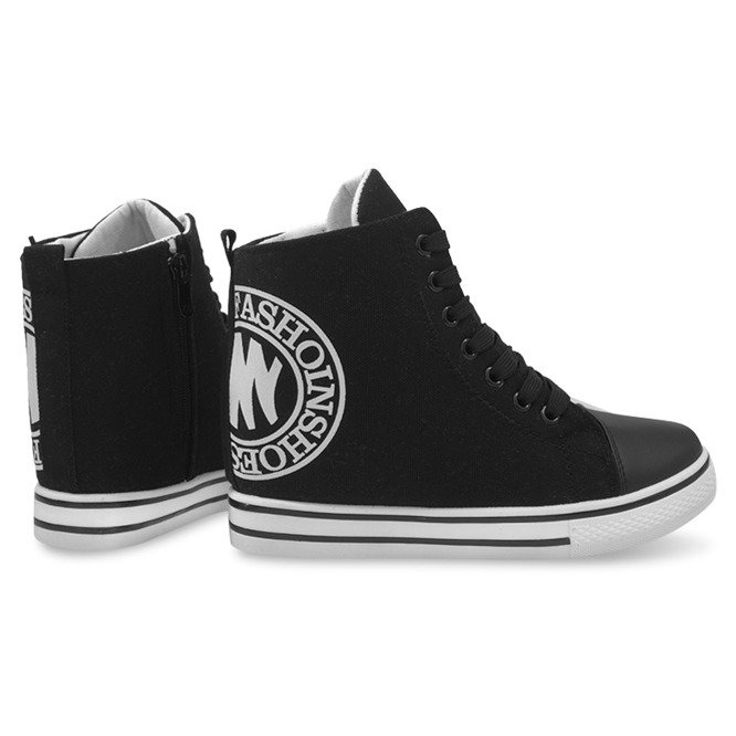 Moderigtige sneakers LT1608 sort 2