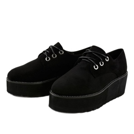 Ladies 'black creepers wedges 1681 sort 2