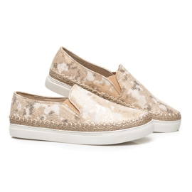 Vices Slip Ony som Espadrilles gul 2