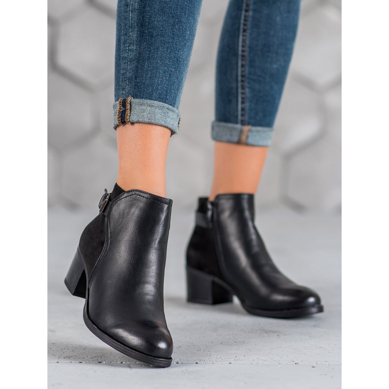 Abloom Casual damestøvler sort 1