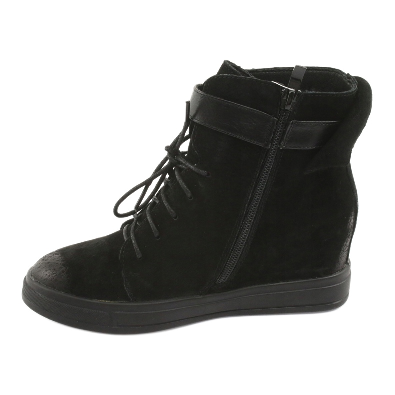 M.Daszyński Sorte sneakers med lynlås 143 2