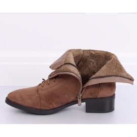 Snørestøvler, beige 3127 Khaki 1