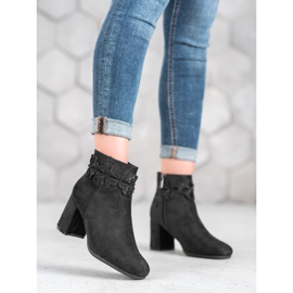 Kylie Suede sorte støvler 1